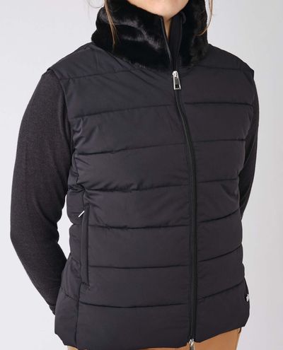 Black Padded vest Chrissy
