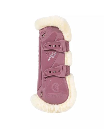 Vegan Sheepskin Tendon Boots Old Rose 